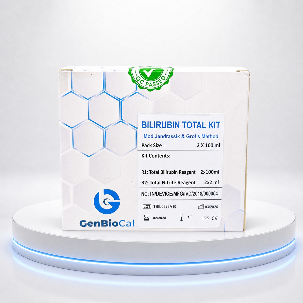 Total Bilirubin 2x100ml Genbiocal