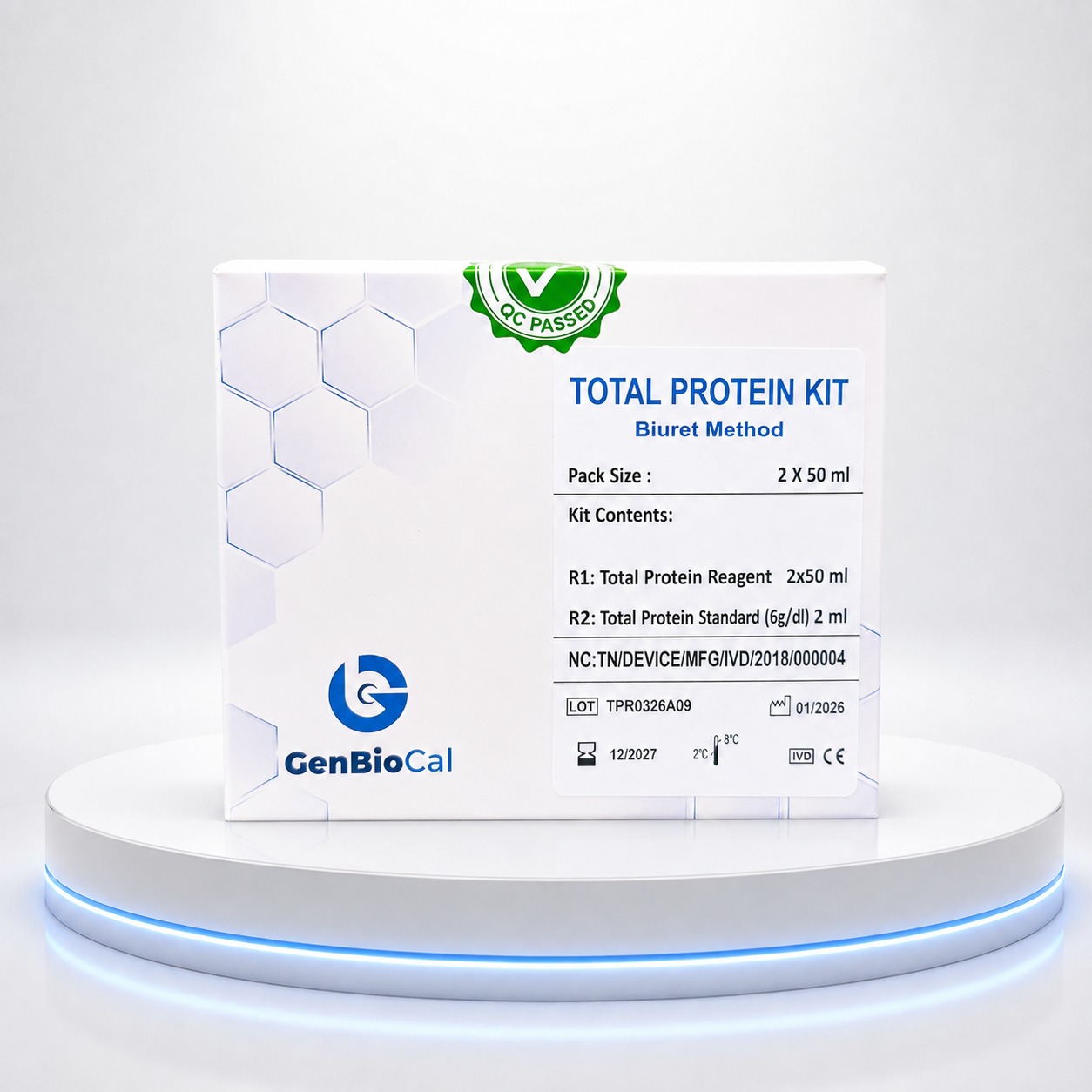 Total Protein 2x 50 ml Genbiocal