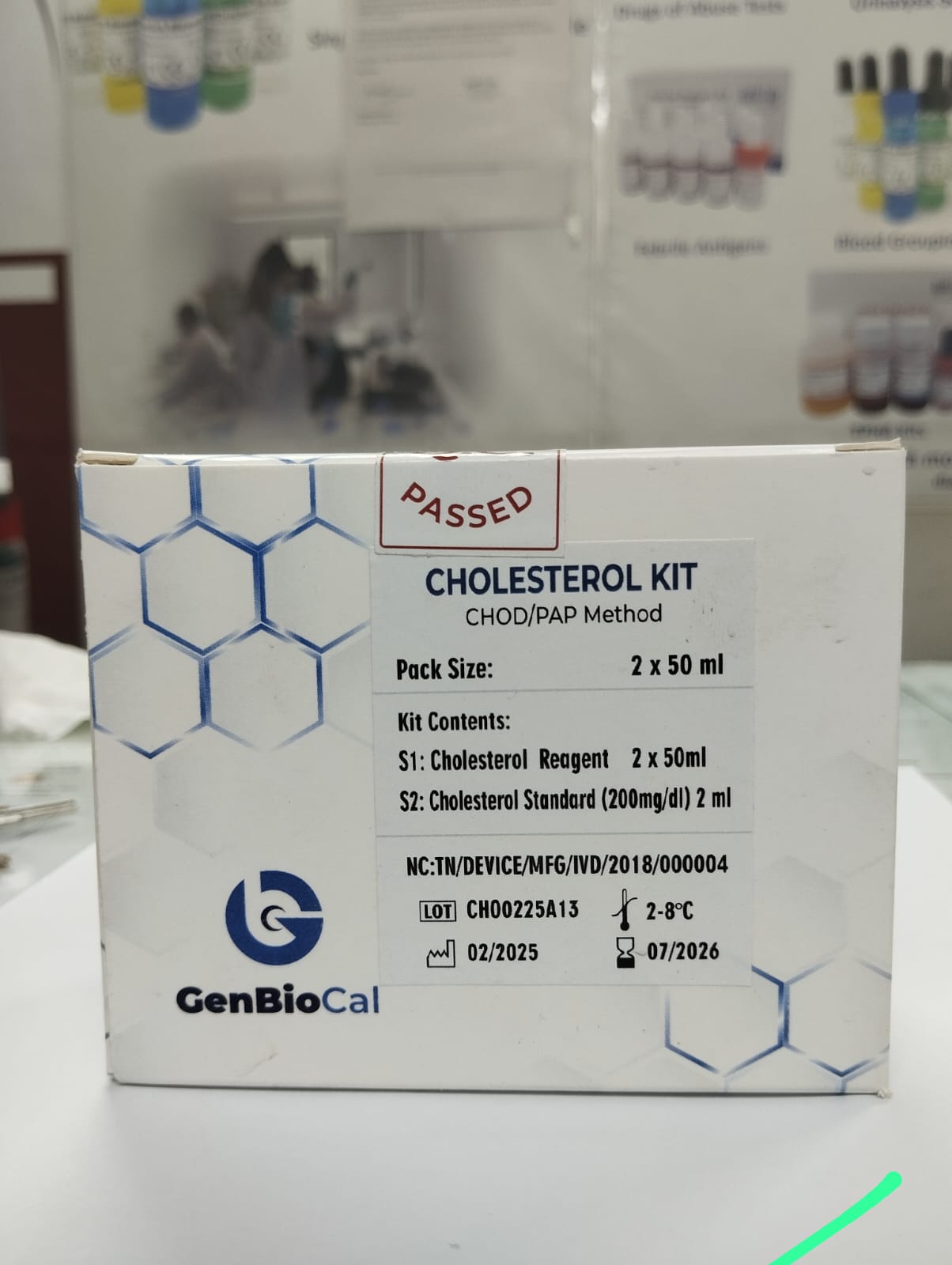 Total Cholesterol  2x50ml GenBiocal