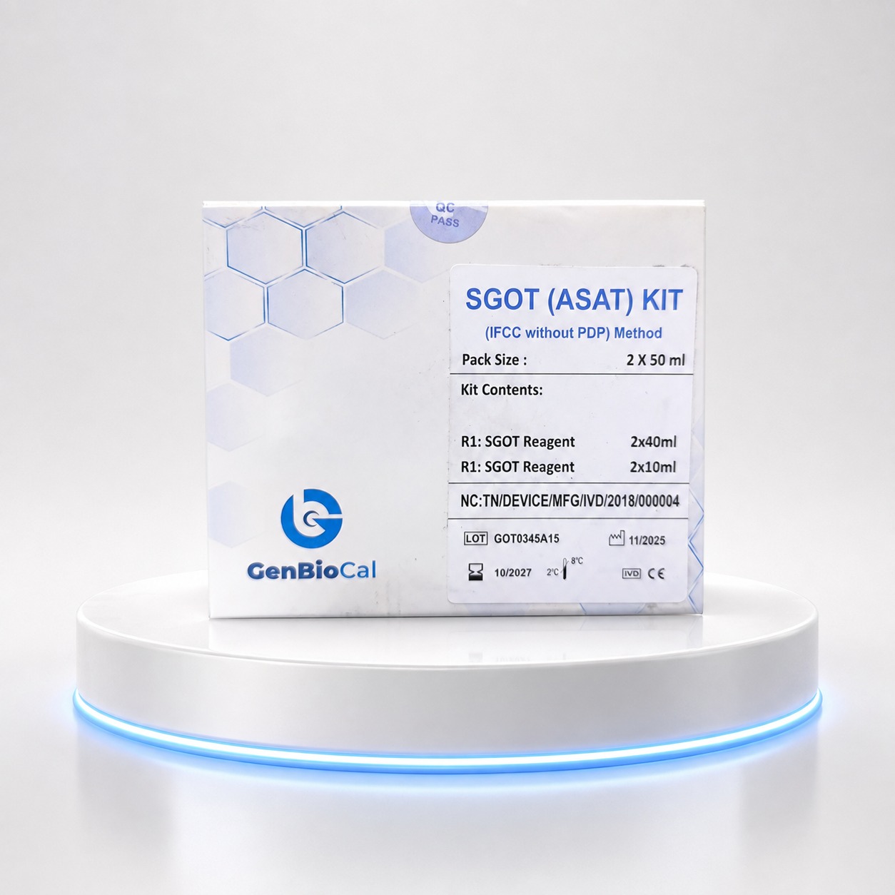 SGOT/AST 2x50ml Genbiocal