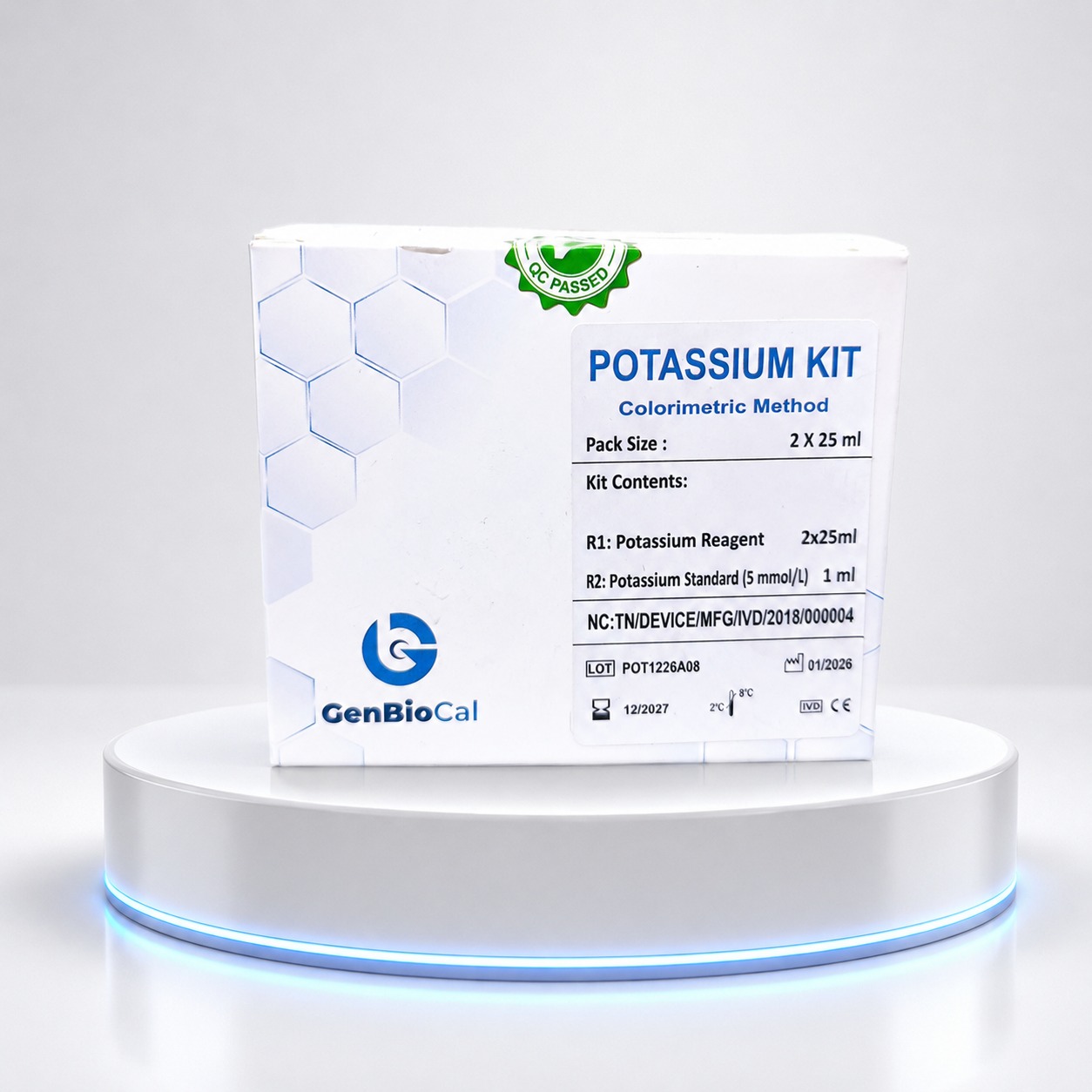 Potassium  50 ml kit Genbiocal