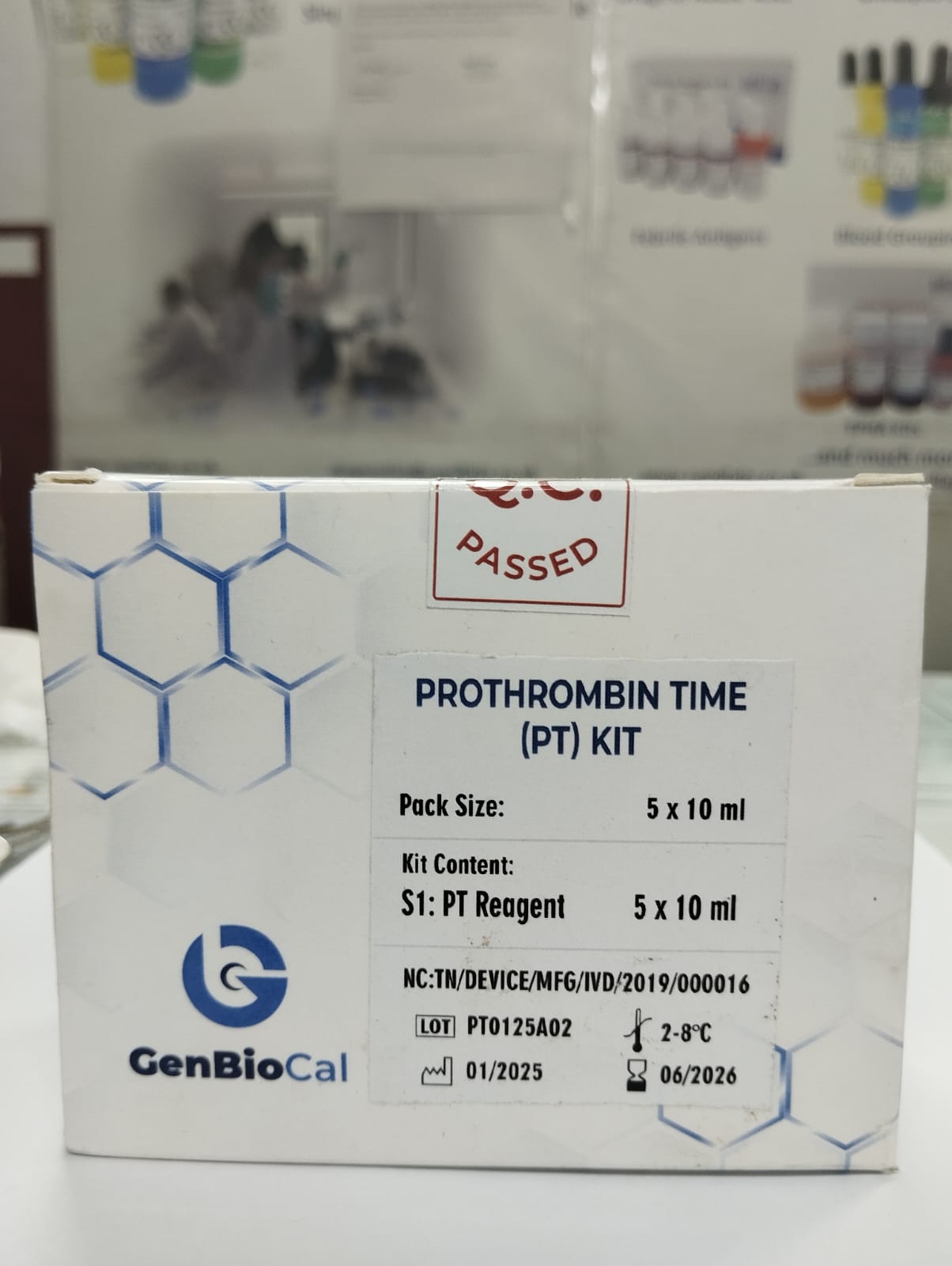 prothrombin Time / PT  50 ml kit Genbiocal