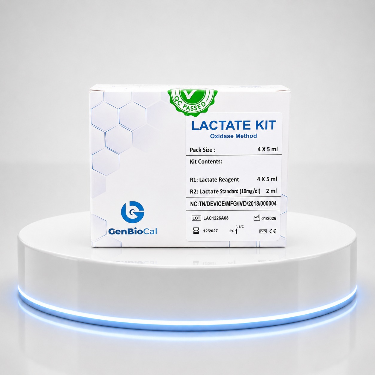 Lactate  20 ml kit GenBiocal