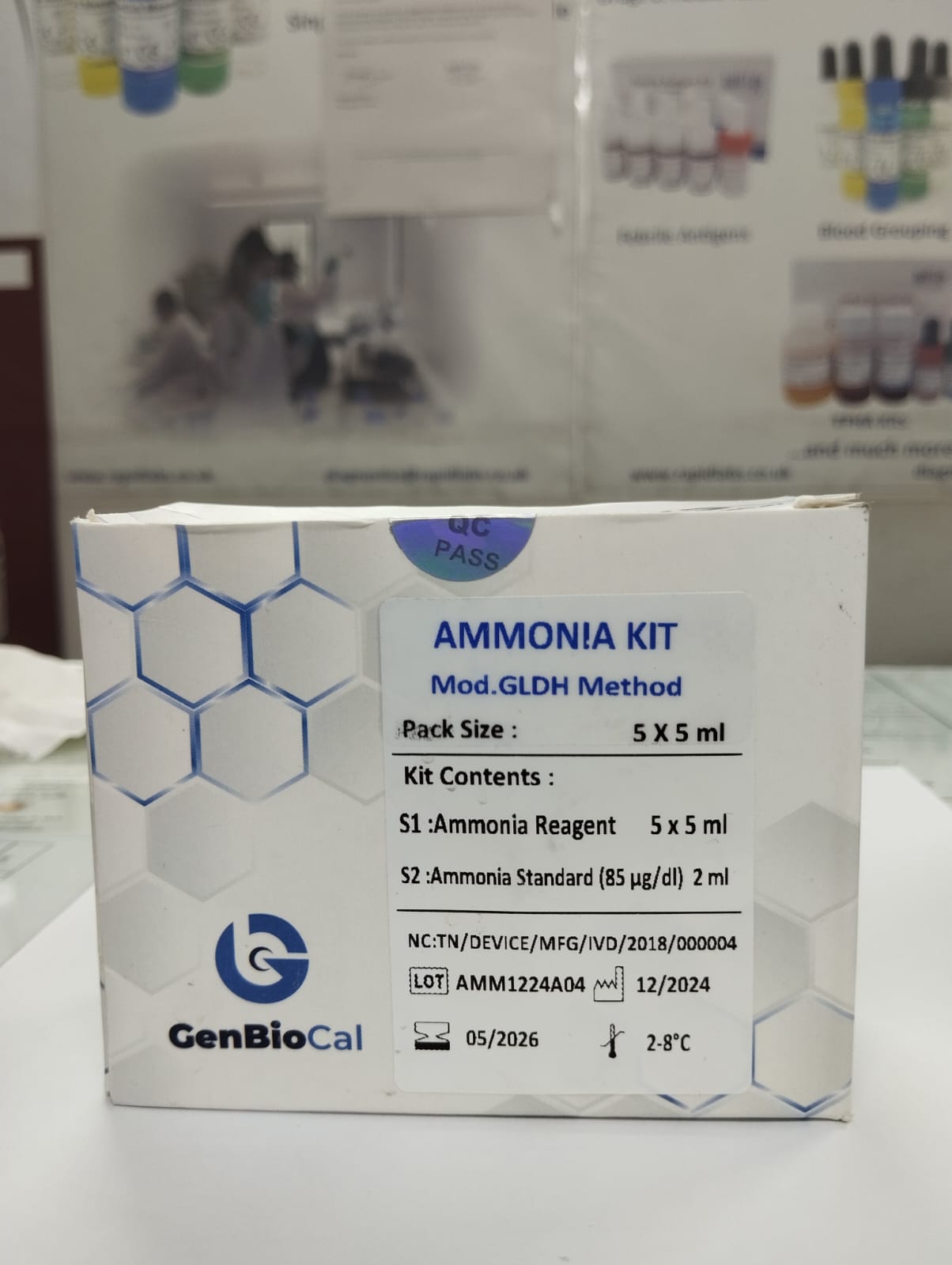 Ammonia  25 ml Genbiocal